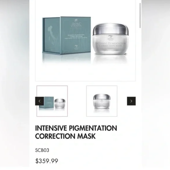 Secret Collagen Intensive Pigmentation Correction Mask, new, unopened.